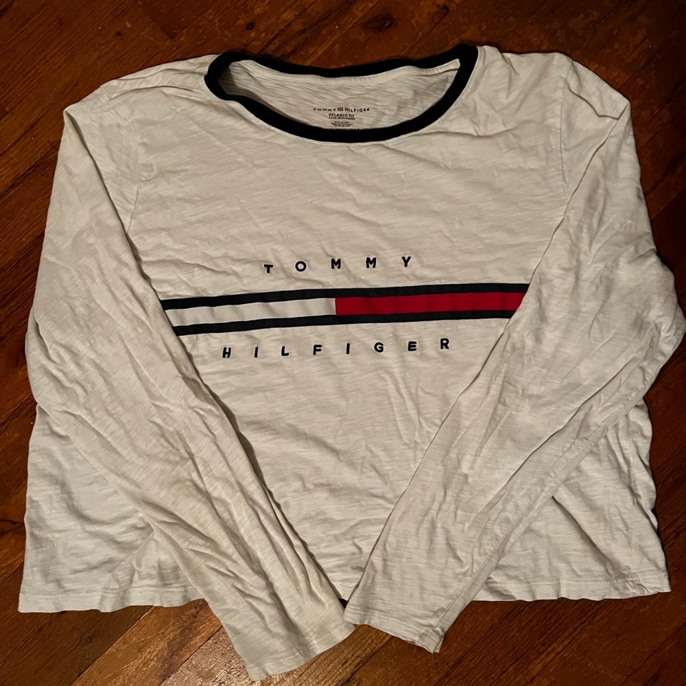 Tommy Hilfiger Long Sleeve Crop Top